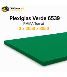 Plexiglas Verde 6539 PMMA turnat 3 x 2050 x 3050 mm